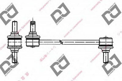 DJ PARTS dl1212 -  Тяга / стойка, стабилизатор